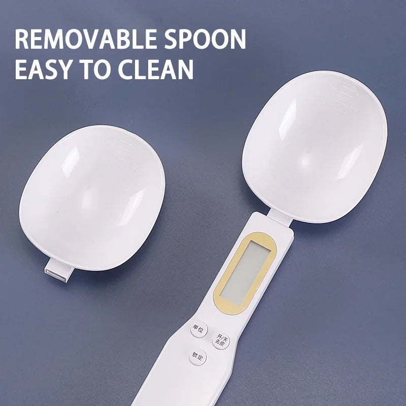 500g/0.1g Scale Weighing Spoon Kitchen Electronic Scale LCD Display Digital Weight Measuring Spoon Digital Spoon Scale Tool