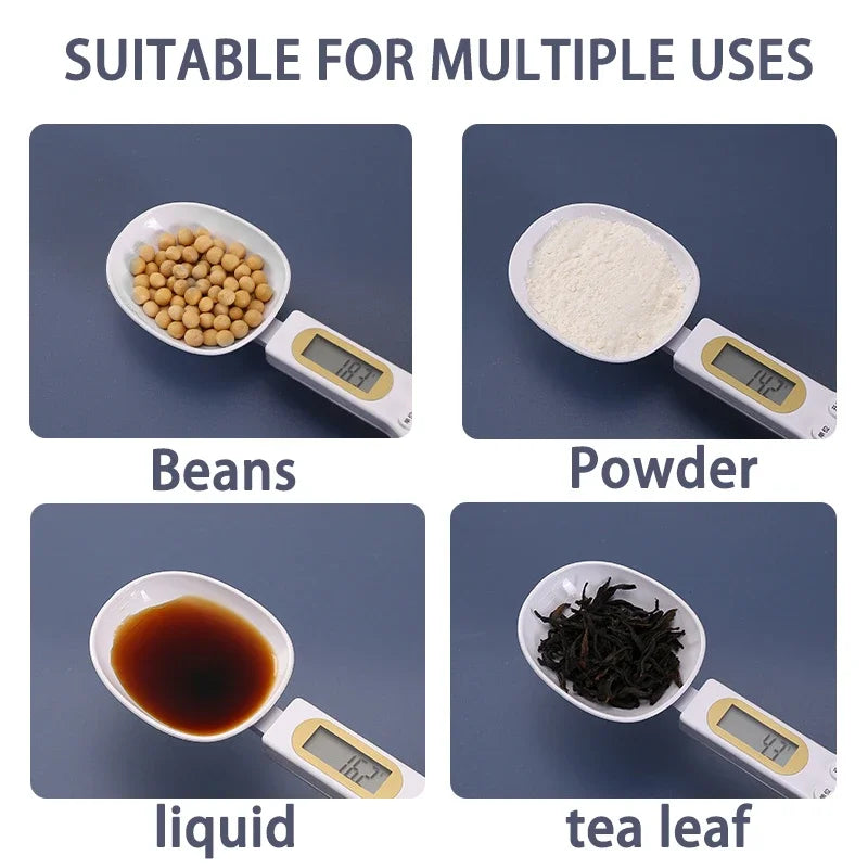500g/0.1g Scale Weighing Spoon Kitchen Electronic Scale LCD Display Digital Weight Measuring Spoon Digital Spoon Scale Tool
